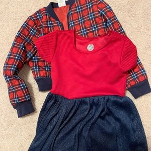 NWOT - Girls Spring Dress & Jacket Set